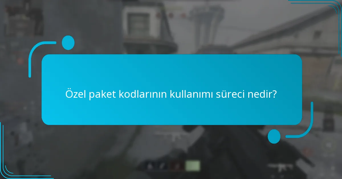 Özel paketler için kodları nasıl edinebilirim?