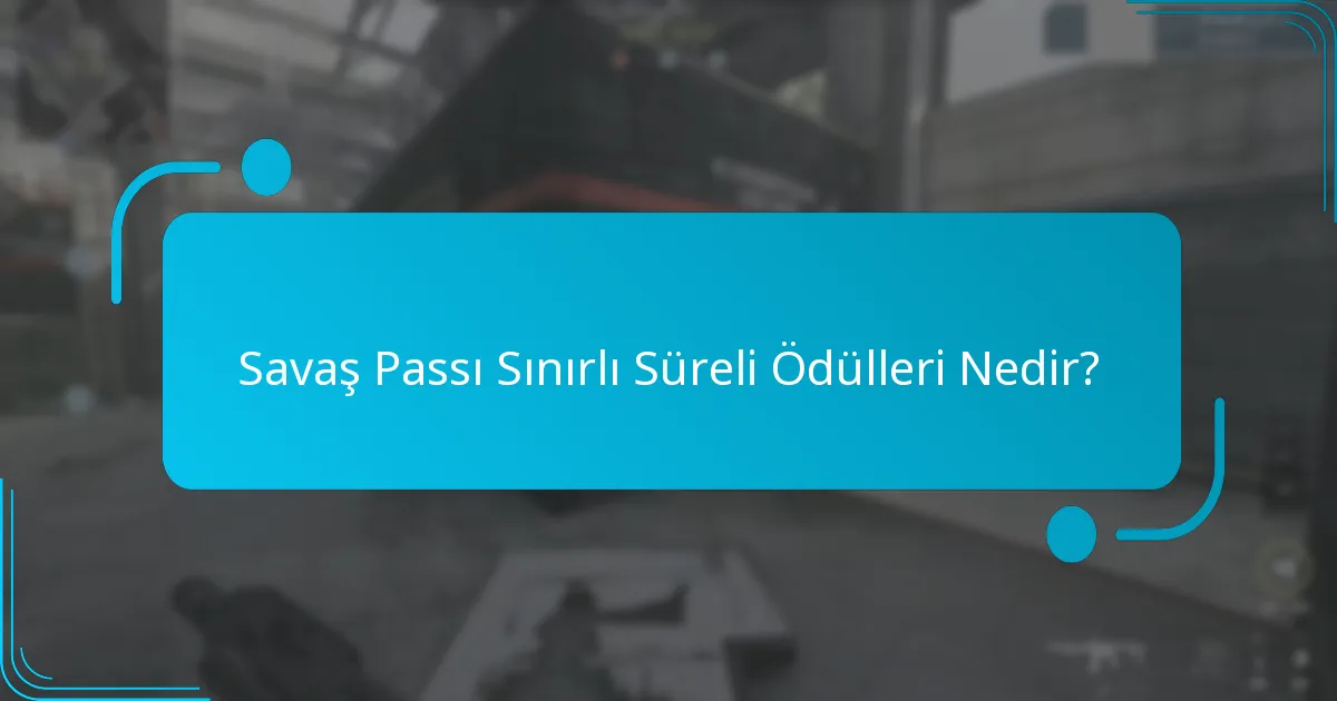 Savaş Passı’nın maliyeti nedir?